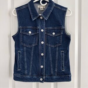 Madewell Denim Sleeveless Vest
